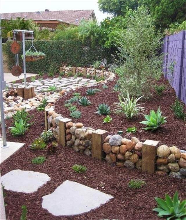 DIY Using Wire Mesh And Stones Idea | DIY to Make
