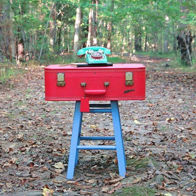 18 DIY Old Suitcase Projects DIY to Make