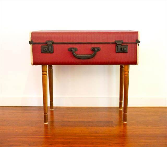 8 DIY Recycled Vintage Suitcase Ideas DIY to Make