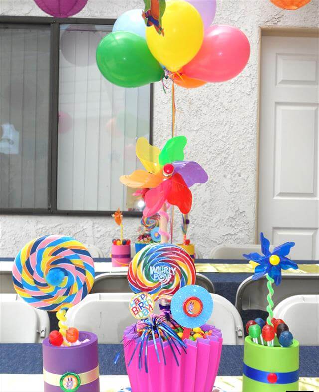 11 DIY Candy Party decor & Centerpiece Ideas | DIY to Make