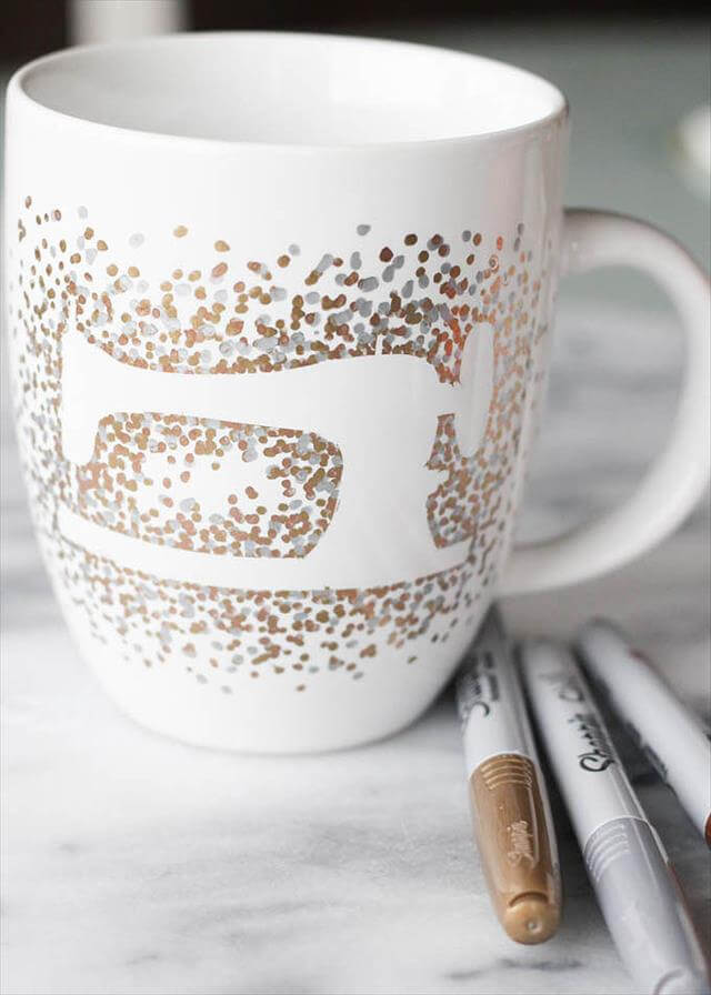 14 sharpie dish and mug diy designs diy to make flower paper cups