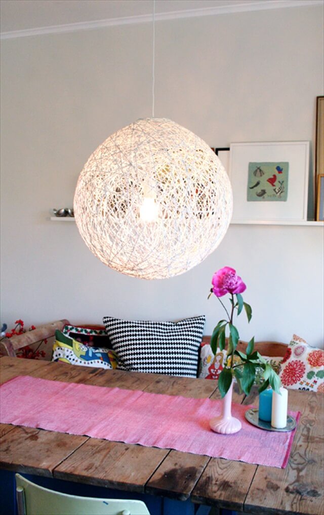 11 Diy Amazing Chandelier Ideas To Make Diy Whirl Yarn Chandelier String