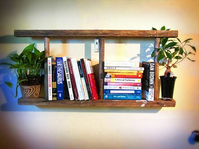 12 up cycled ladder