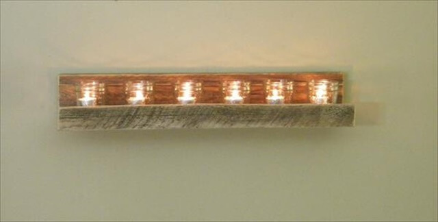 Floating Pallet Wall Shelf Floating Pallet Wall Shelf