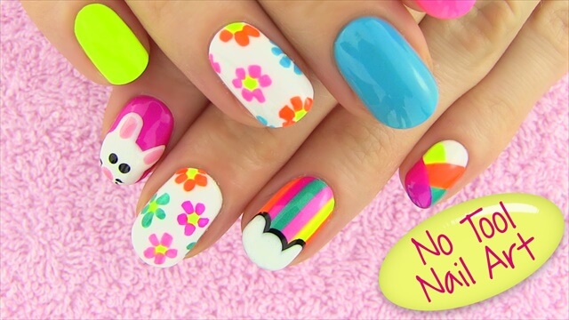 Easy Nail Art Designs for Toes Without Tools - wide 1