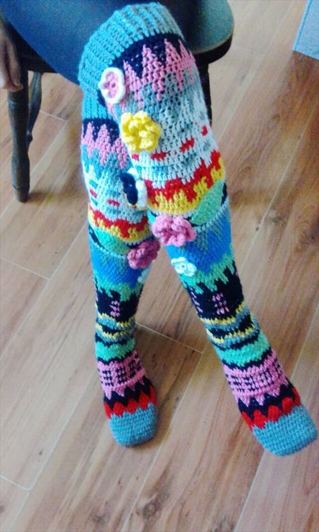 15 Crochet Knit Pattern For Knee Socks | DIY to Make