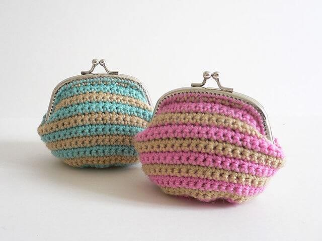 16 Crocheted Coin Purses Ideas | DIY to Make