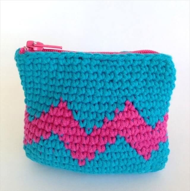 16 Crocheted Coin Purses Ideas DIY to Make