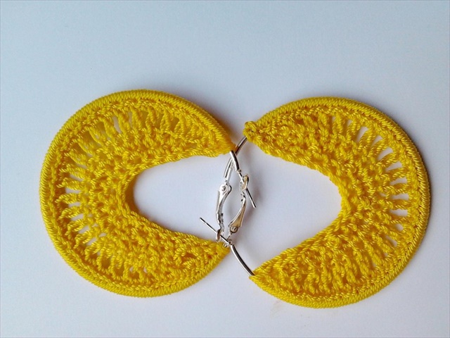 20 Crochet Earrings Ideas Diy To Make Bead Crochet Hoop Earrings