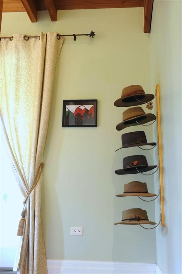 14 DIY Hat Racks DIY To Make