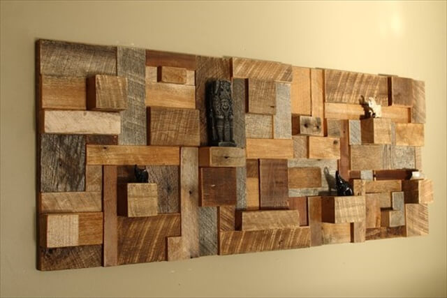 Wood wall art.