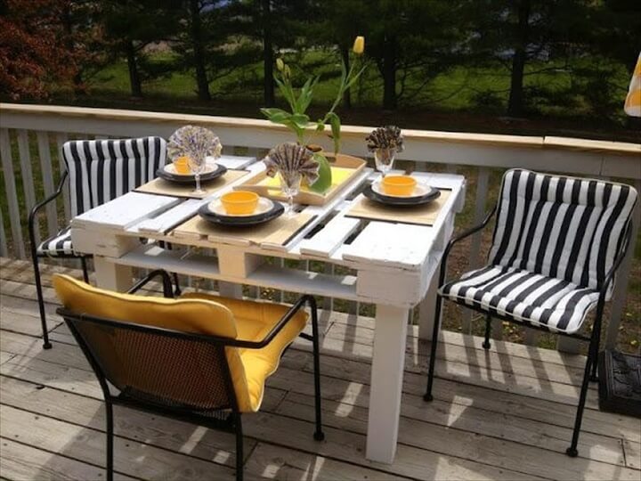 58 Diy Pallet Dining Tables To Make Pallet Dining Table