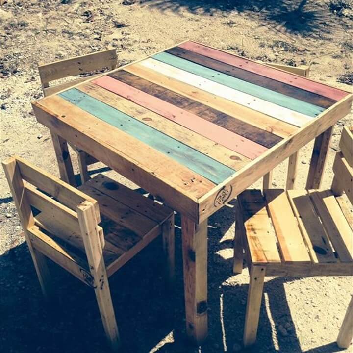 58 DIY Pallet Dining Tables DIY to Make