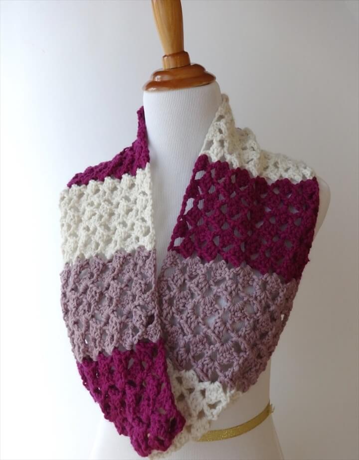 32 Super Easy Crochet Infinity Scarf ideas DIY to Make