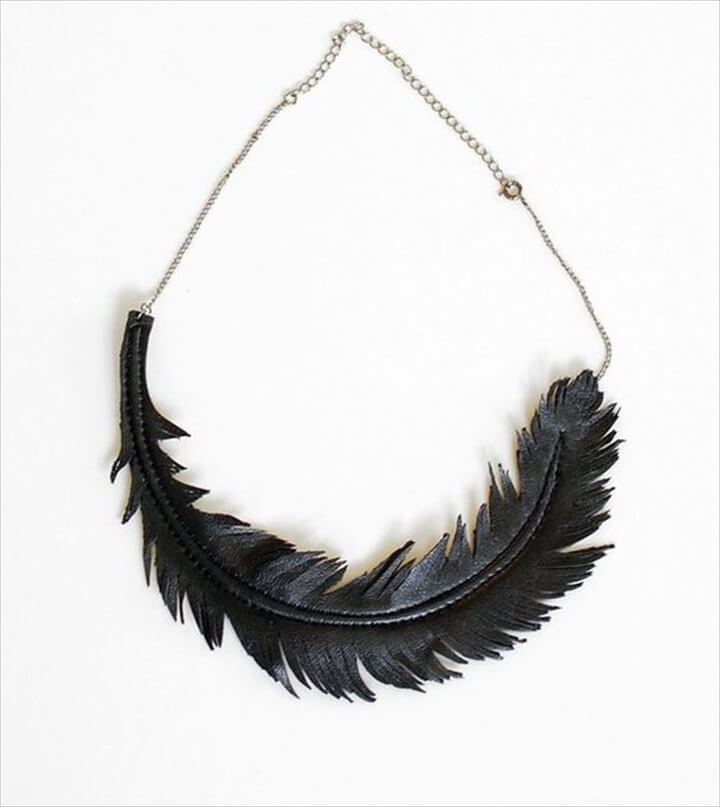 25 DIY Feather Jewelry Design DIY to Make