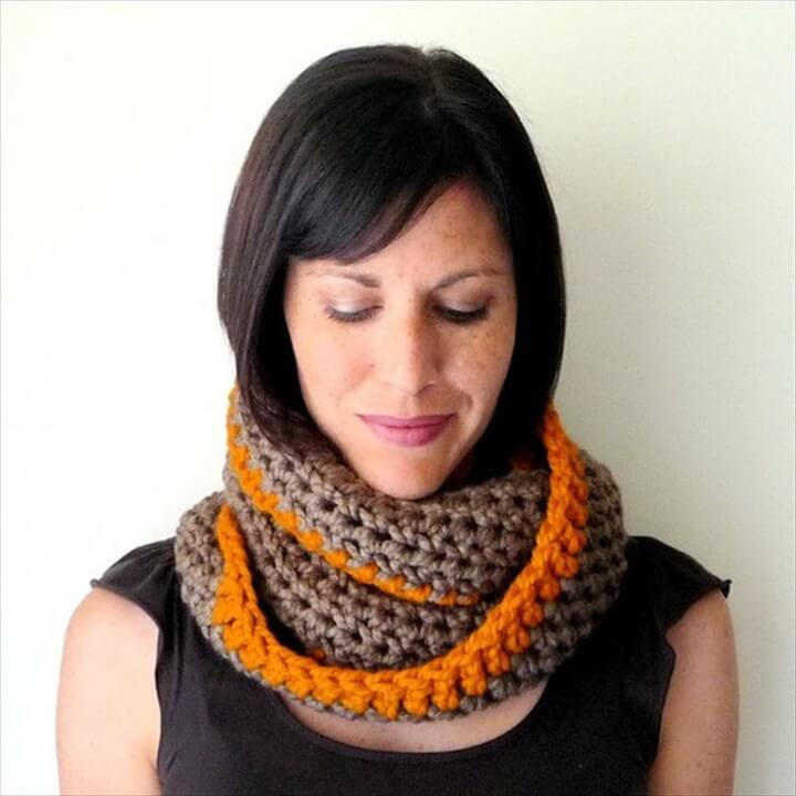 32 Super Easy Crochet Infinity Scarf ideas DIY to Make