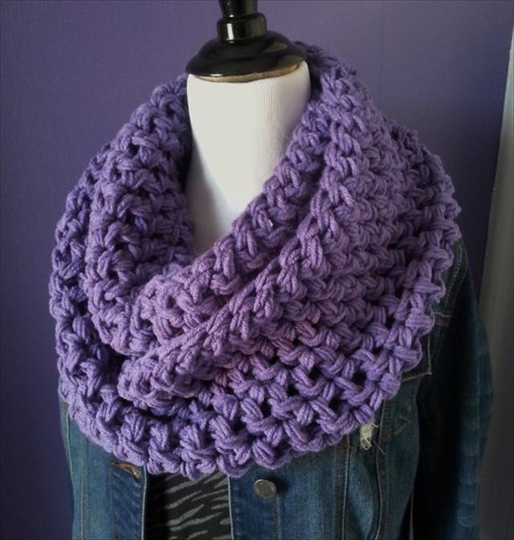 32 Super Easy Crochet Infinity Scarf Ideas | DIY To Make