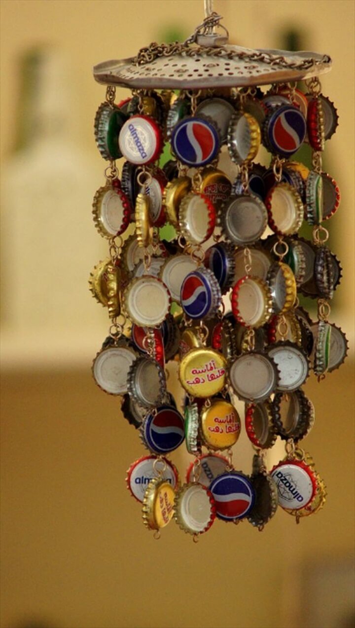 40 Homemade Diy Wind Chime Ideas To Make Bottle Caps Wind Chime