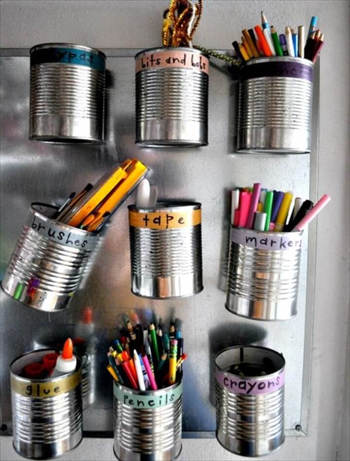 34 diy easy tin can crafts projects diy to make
