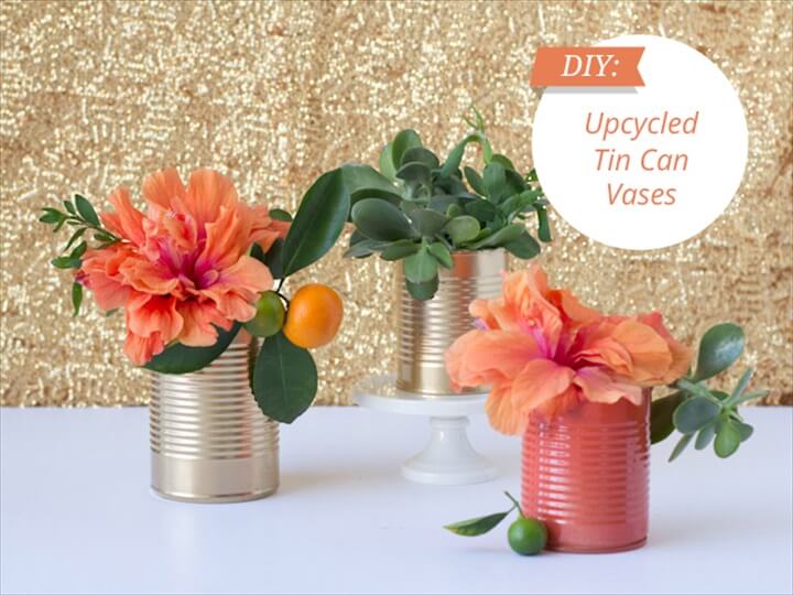 34 DIY Easy Tin Can Crafts Projects DIY to Make