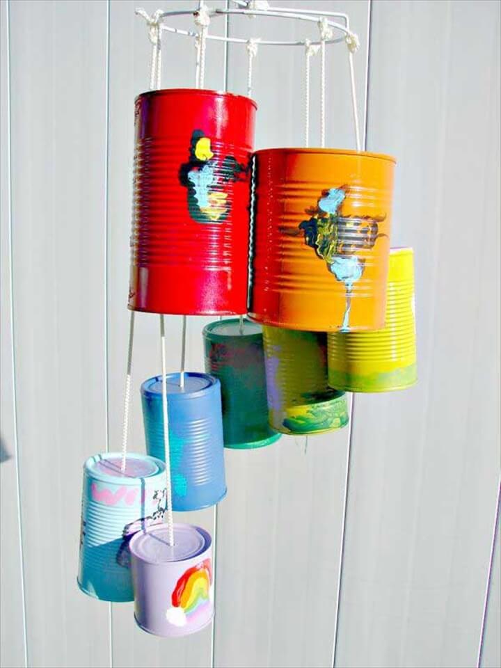 40 Homemade Diy Wind Chime Ideas To Make Tin Can Wind Chime