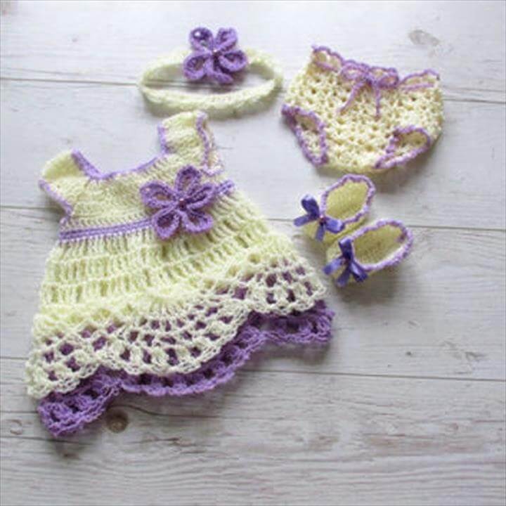26-gorgeous-crochet-baby-dress-for-babies-diy-to-make