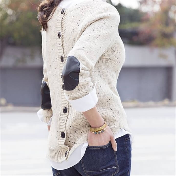 20 Perfect DIY Elbow Patches Design DIY to Make