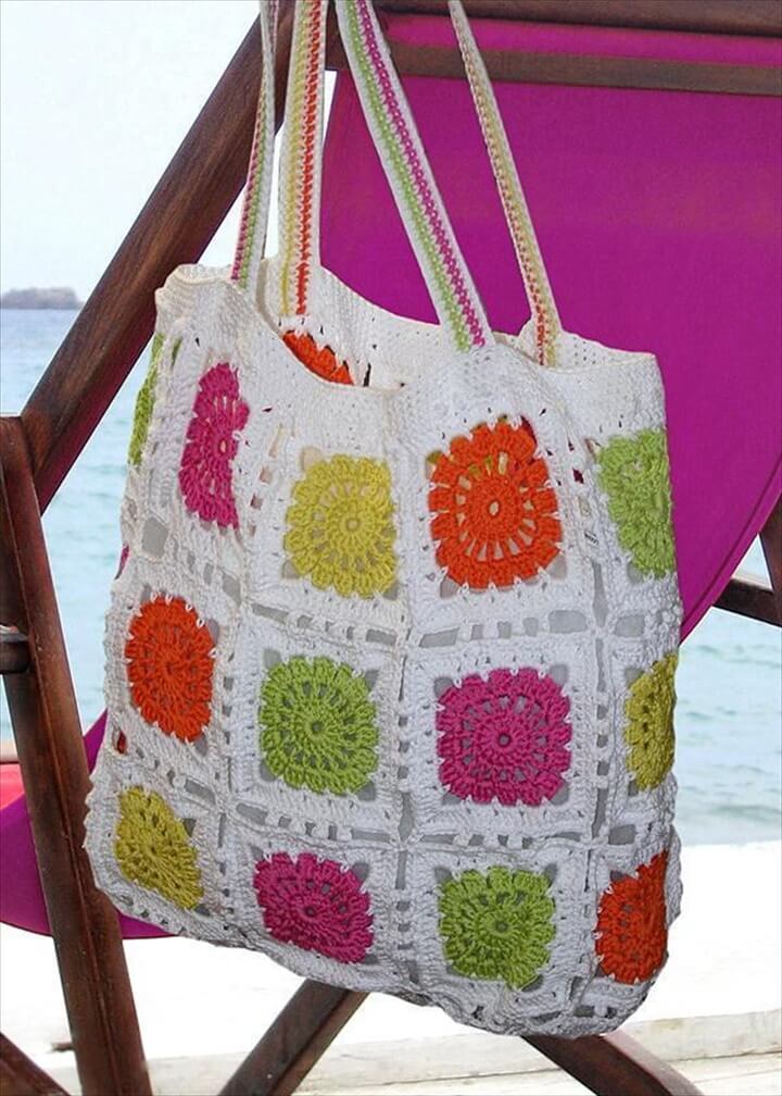 30 Easy Crochet Tote Bag Patterns | DIY to Make