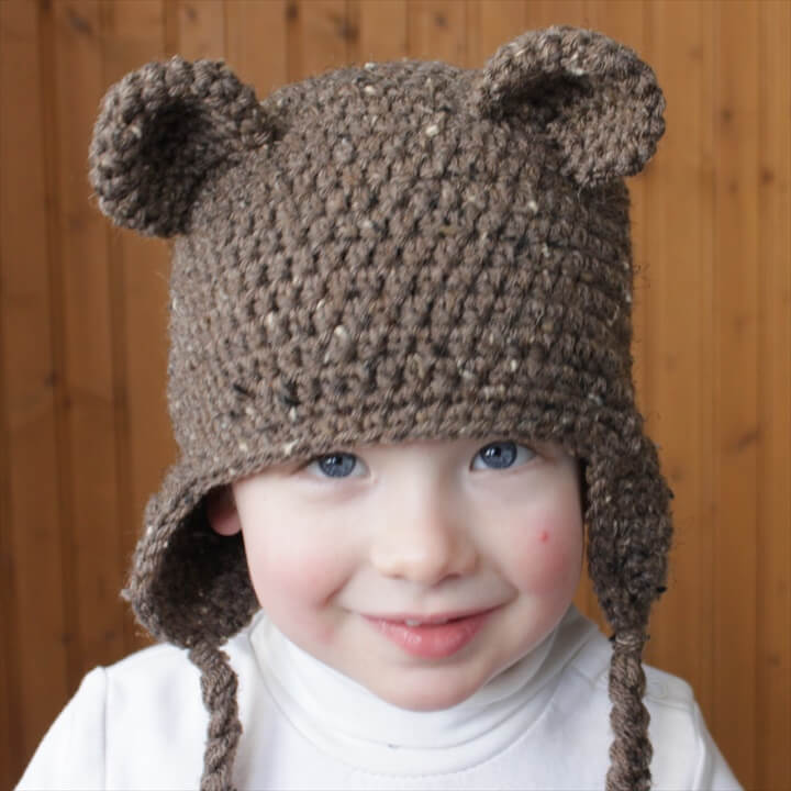 16 Easy Crochet Hats For Kid's DIY to Make