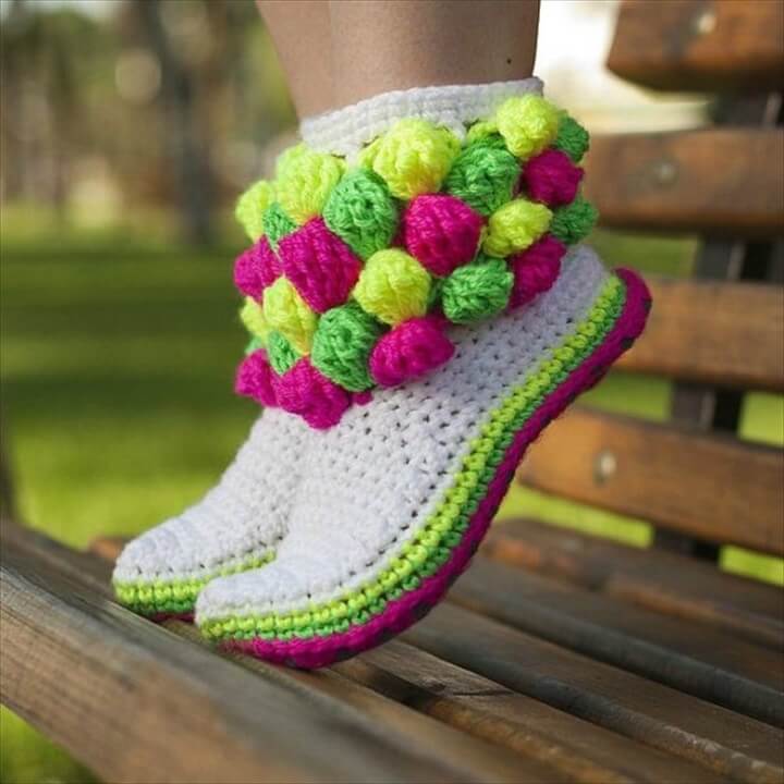 30 Easy Fast Crochet Slippers Pattern | DIY to Make