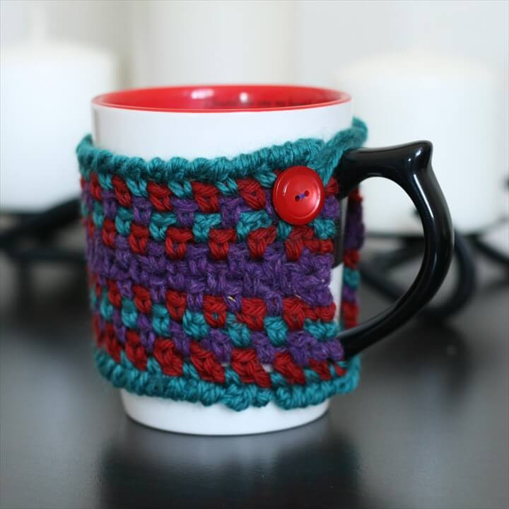 31 DIY Easy To Make Crochet Mug Warmer Ideas DIY to Make