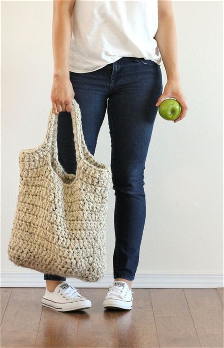 30 Easy Crochet Tote Bag Patterns | DIY to Make
