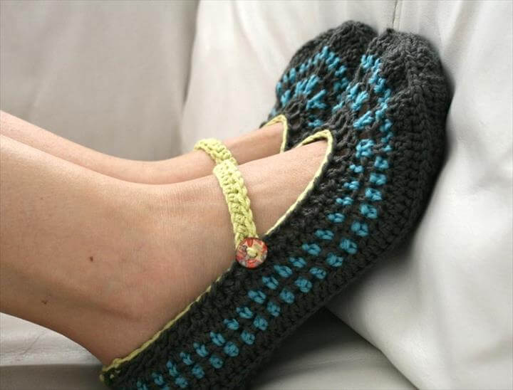 Crochet mary janes for adults