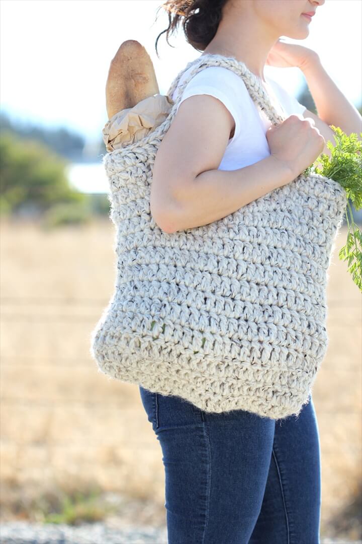 30 Easy Crochet Tote Bag Patterns | DIY to Make