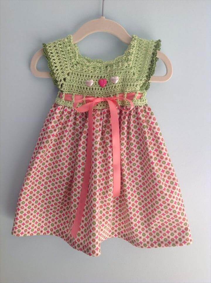 26 Gorgeous Crochet Baby Dress For Babies | DIY to Make