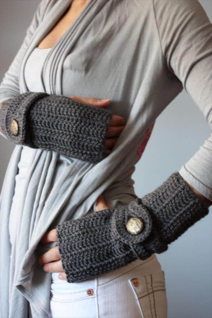 48 Marvelous Crochet Fingerless Gloves Pattern | DIY to Make