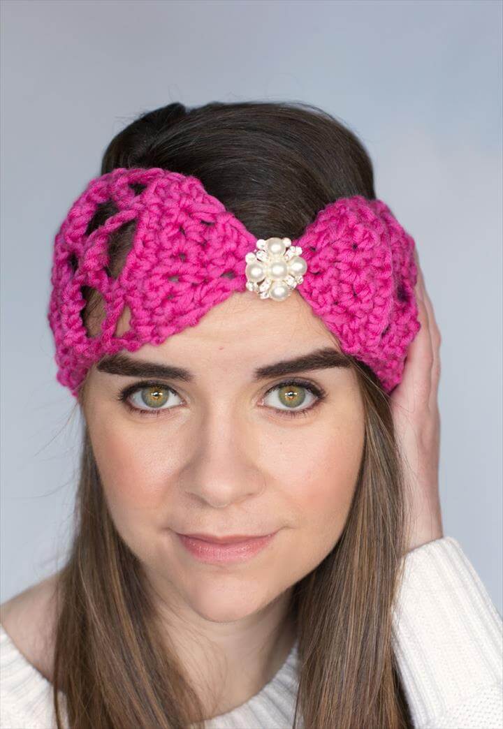 32 Crochet Headband Design & Ideas DIY to Make