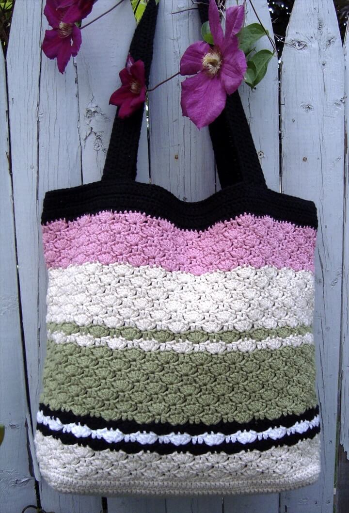 30 Easy Crochet Tote Bag Patterns DIY to Make