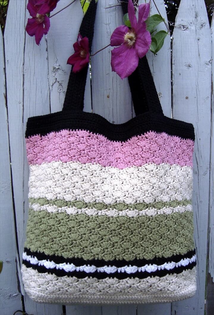 30 Easy Crochet Tote Bag Patterns | DIY to Make