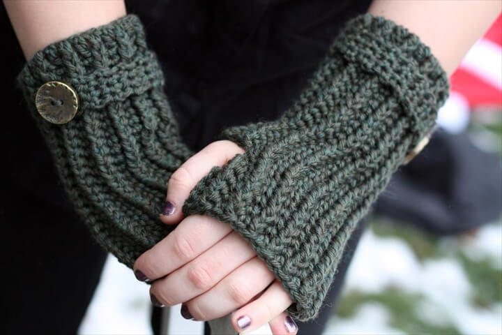 20 Easy Crochet Fingerless Gloves Pattern | DIY to Make