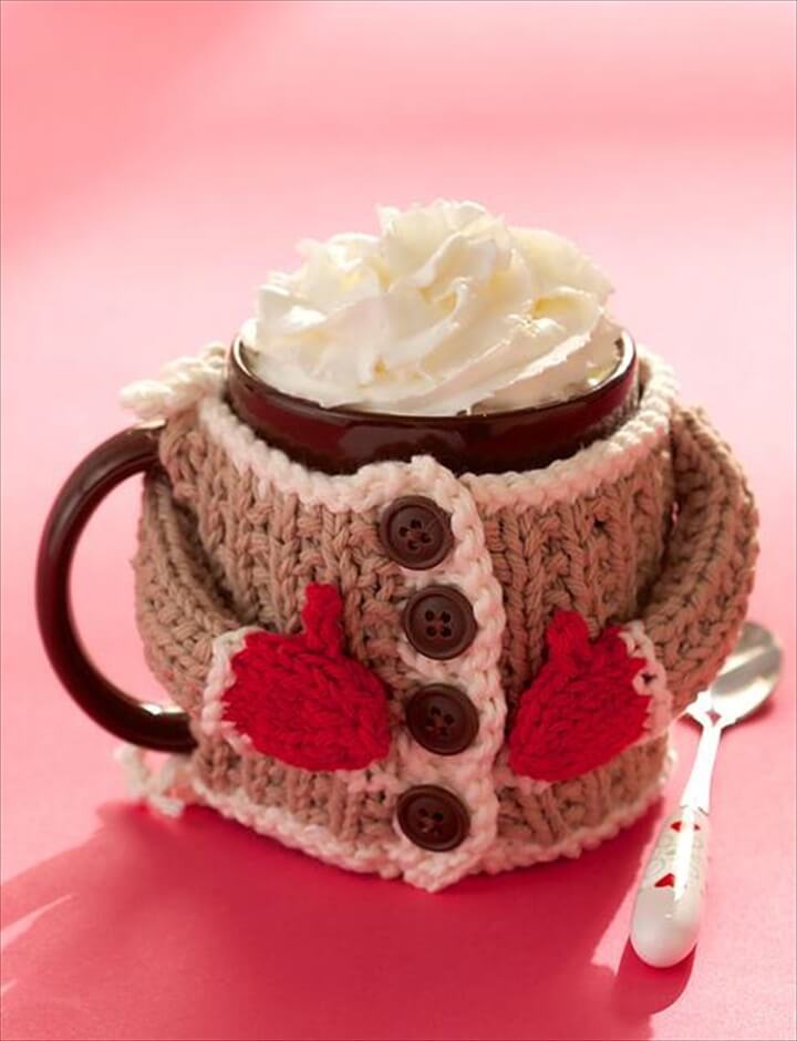 31 DIY Easy To Make Crochet Mug Warmer Ideas DIY to Make