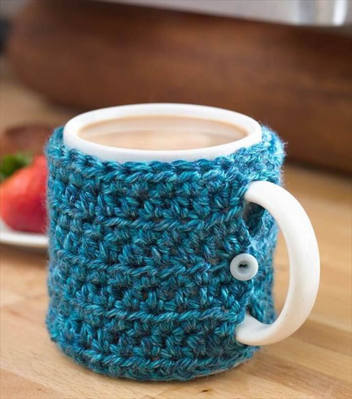31 DIY Easy To Make Crochet Mug Warmer Ideas DIY to Make