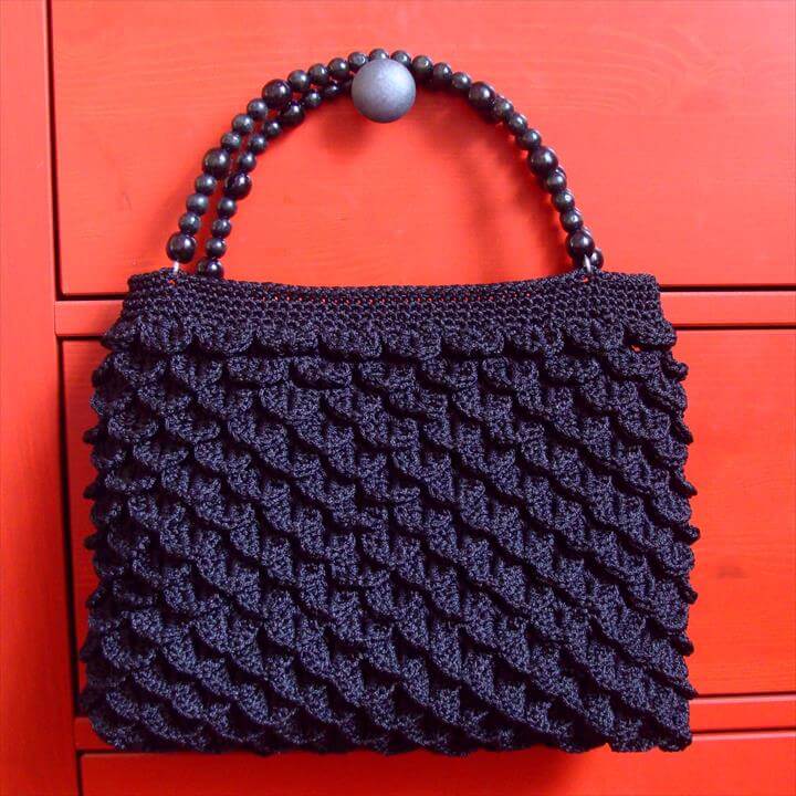 50 Diy Crochet Purse Tote Bag Patterns To Make Crocodile Crochet Bag
