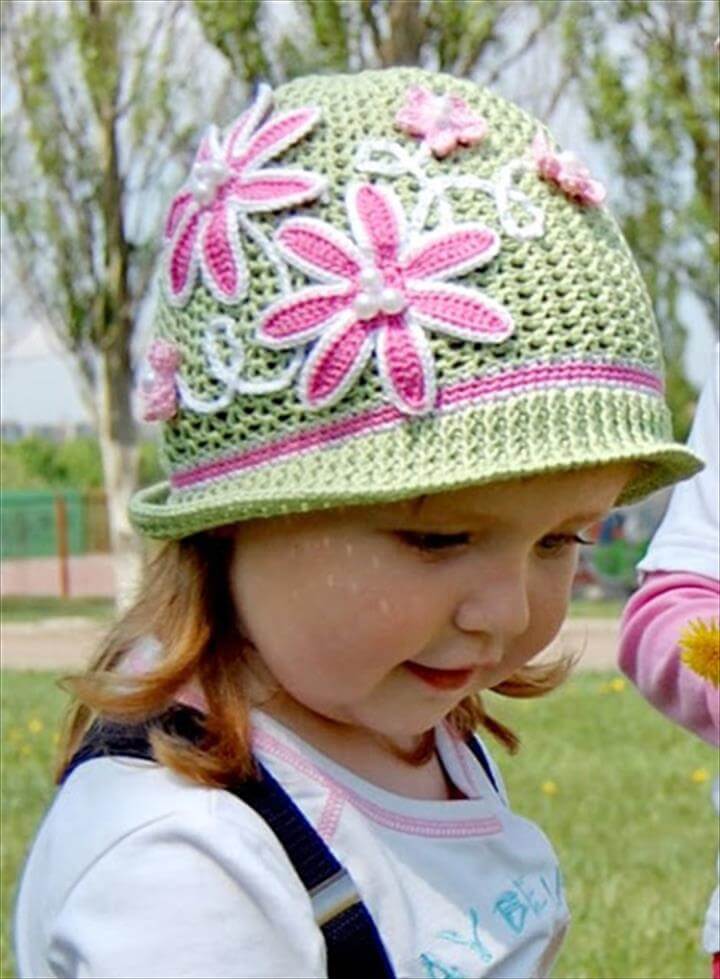 45 Super DIY Crochet Brimmed Beanie Hat Design DIY to Make