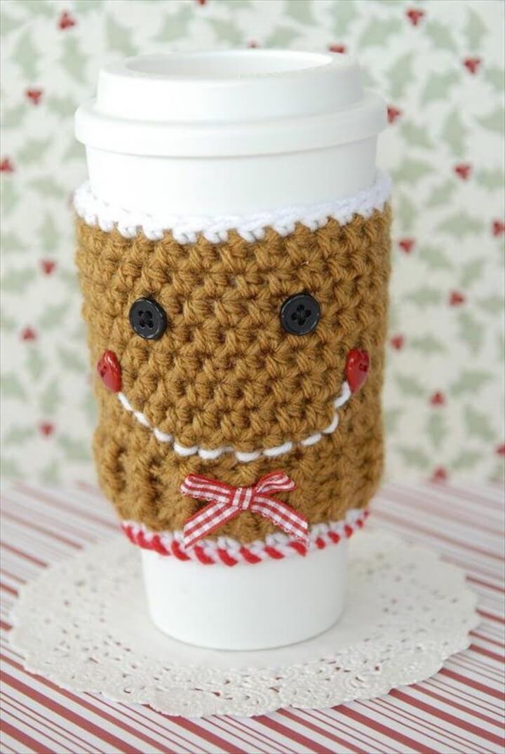 20 Cool Crochet Coffee Cozy Ideas & Tutorials DIY to Make