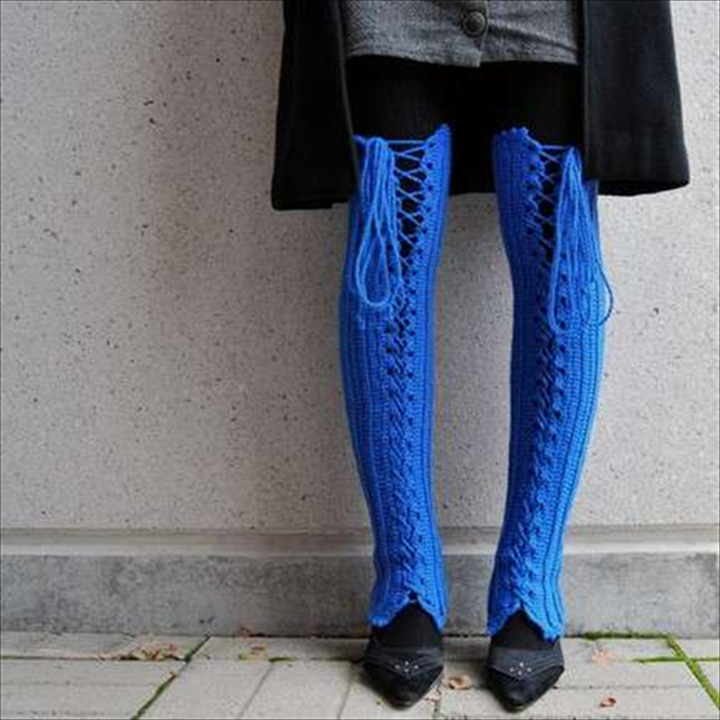 20 DIY Crochet Leg Warmer Ideas For Girls DIY to Make