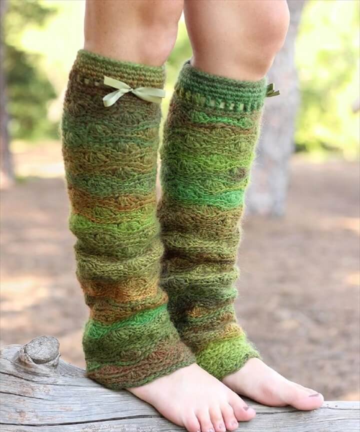 20 DIY Crochet Leg Warmer Ideas For Girls DIY to Make