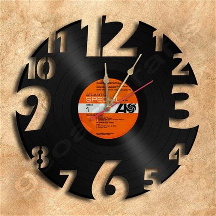 28 Awesome Projects Made From Old Records DIY to Make