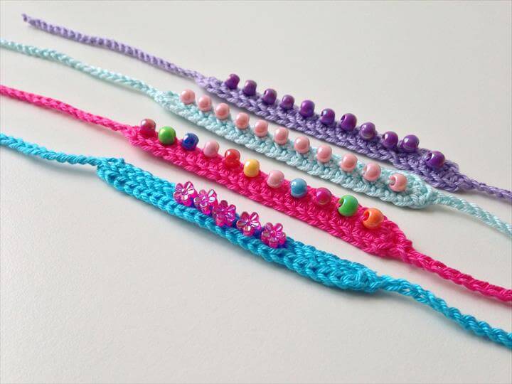 60 EyeCatching Crochet Bracelet Tutorials DIY to Make