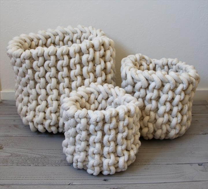 46 Free & Amazing Crochet Baskets For Storage | DIY to Make